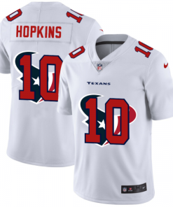 Houston Houston Texans #10 DeAndre Hopkins White Men's Nike Team Logo Dual Overlap Limited NFL Jersey Men's