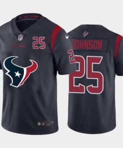 Houston Houston Texans #25 Duke Johnson Navy Blue Men's Nike Big Team Logo Player Vapor Limited NFL Jersey Men's