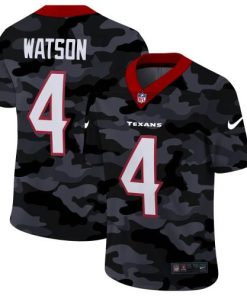 Houston Houston Texans #4 Deshaun Watson Men's Nike 2020 Black CAMO Vapor Untouchable Limited Stitched NFL Jersey Men's