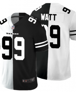 Houston Houston Texans #99 J.J. Watt Men's Black V White Peace Split Nike Vapor Untouchable Limited NFL Jersey Men's