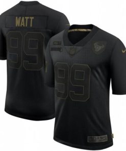 Houston Houston Texans #99 J.J. Watt Nike 2020 Salute To Service Limited Jersey Black Men's