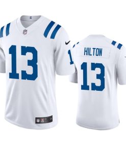 Indianapolis Colts #13 T.Y. Hilton Men's Nike White 2020 Vapor Limited Jersey