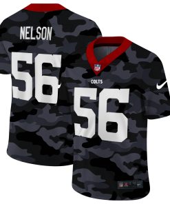 Indianapolis Colts #56 Quenton Nelson Men's Nike 2020 Black CAMO Vapor Untouchable Limited Stitched NFL Jersey