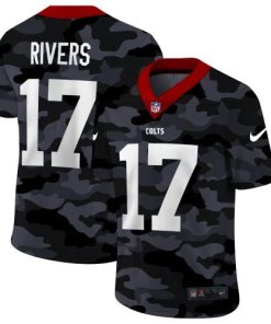 Indianapolis Indianapolis Colts #17 Philip Rivers Men's Nike 2020 Black CAMO Vapor Untouchable Limited Stitched NFL Jersey Men's