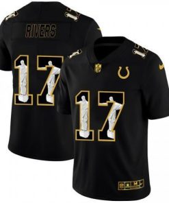 Indianapolis Indianapolis Colts #17 Philip Rivers Men's Nike Carbon Black Vapor Cristo Redentor Limited NFL Jersey Men's