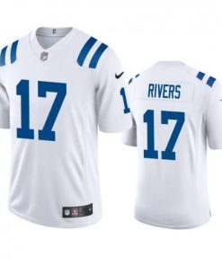 Indianapolis Indianapolis Colts #17 Philip Rivers Men's Nike White 2020 Vapor Limited Jersey Men's