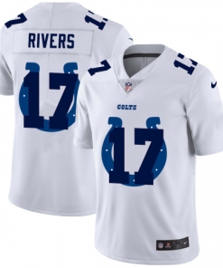 Indianapolis Indianapolis Colts #17 Philip Rivers White Men's Nike Team Logo Dual Overlap Limited NFL Jersey Men's