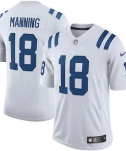 Indianapolis Indianapolis Colts #18 Peyton Manning Men's Nike White Retired Player Limited Jersey Men's