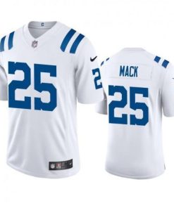 Indianapolis Indianapolis Colts #25 Marlon Mack Men's Nike White 2020 Vapor Limited Jersey Men's