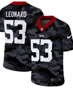 Indianapolis Indianapolis Colts #53 Darius Leonard Men's Nike 2020 Black CAMO Vapor Untouchable Limited Stitched NFL Jersey Men's