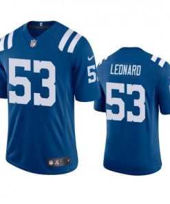 Indianapolis Indianapolis Colts #53 Darius Leonard Men's Nike Royal 2020 Vapor Limited Jersey Men's