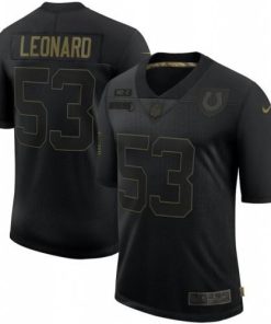 Indianapolis Indianapolis Colts #53 Darius Leonard Nike 2020 Salute To Service Limited Jersey Black Men's