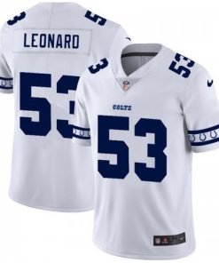 Indianapolis Indianapolis Colts #53 Darius Leonard Nike White Team Logo Vapor Limited NFL Jersey Men's