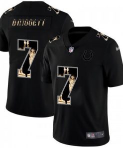 Indianapolis Indianapolis Colts #7 Jacoby Brissett Carbon Black Vapor Statue Of Liberty Limited NFL Jersey Men's