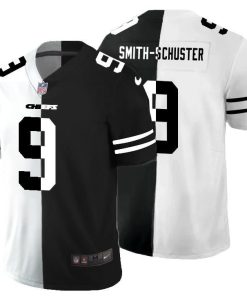 Kansas City Chiefs #9 JuJu Smith-Schuster Men's Black V White Peace Split Nike Vapor Untouchable Limited NFL Jersey
