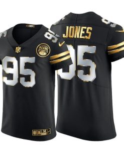 Kansas City Chiefs #95 Chris Jones Men's Nike Black Edition Vapor Untouchable Elite NFL Jersey
