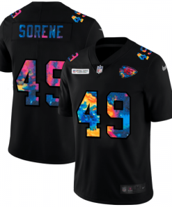 Kansas City Kansas City Chiefs #49 Daniel Sorensen Men's Nike Multi-Color Black 2020 NFL Crucial Catch Vapor Untouchable Limited Jersey Men's