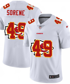 Kansas City Kansas City Chiefs #49 Daniel Sorensen White Men's Nike Team Logo Dual Overlap Limited NFL Jersey Men's