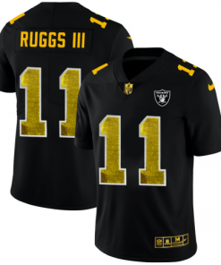 Las Vegas Las Vegas Raiders #11 Henry Ruggs III Men's Black Nike Golden Sequin Vapor Limited NFL Jersey Men's