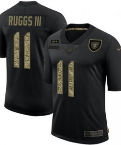 Las Vegas Las Vegas Raiders #11 Henry Ruggs III Men's Nike 2020 Salute To Service Camo Limited NFL Jersey Black Men's