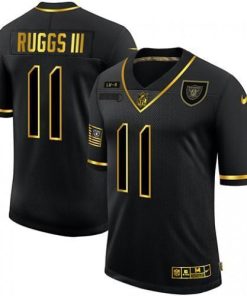 Las Vegas Las Vegas Raiders #11 Henry Ruggs III Men's Nike 2020 Salute To Service Golden Limited NFL Jersey Black Men's