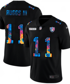 Las Vegas Las Vegas Raiders #11 Henry Ruggs III Men's Nike Multi-Color Black 2020 NFL Crucial Catch Vapor Untouchable Limited Jersey Men's