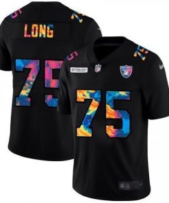 Las Vegas Las Vegas Raiders #75 Howie Long Men's Nike Multi-Color Black 2020 NFL Crucial Catch Vapor Untouchable Limited Jersey Men's