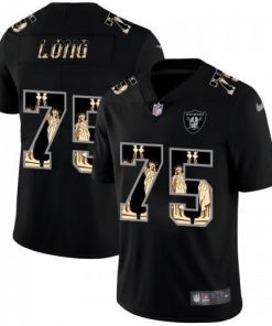 Las Vegas Las Vegas Raiders #75 Howie Long Carbon Black Vapor Statue Of Liberty Limited NFL Jersey Men's