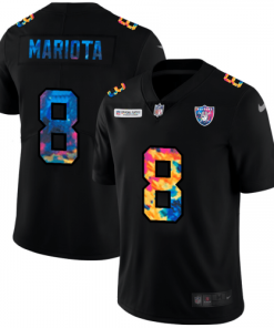 Las Vegas Las Vegas Raiders #8 Marcus Mariota Men's Nike Multi-Color Black 2020 NFL Crucial Catch Vapor Untouchable Limited Jersey Men's
