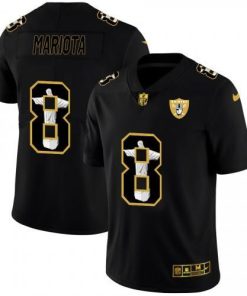 Las Vegas Las Vegas Raiders #8 Marcus Mariota Nike Carbon Black Vapor Cristo Redentor Limited NFL Jersey Men's
