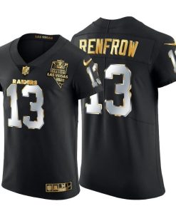 Las Vegas Raiders #13 Hunter Renfrow Men's Nike Black Edition Vapor Untouchable Elite NFL Jersey