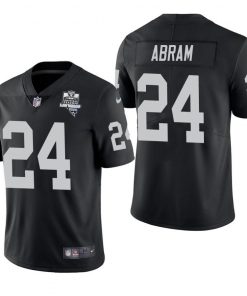 Las Vegas Raiders #24 Johnathan Abram Men's Nike 2020 Inaugural Season Vapor Limited NFL Jersey Black