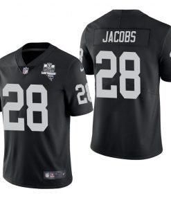 Las Vegas Raiders #28 Josh Jacobs Men's Nike 2020 Inaugural Season Vapor Limited NFL Jersey Black