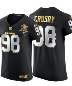 Las Vegas Raiders #98 Maxx Crosby Men's Nike Black Edition Vapor Untouchable Elite NFL Jersey
