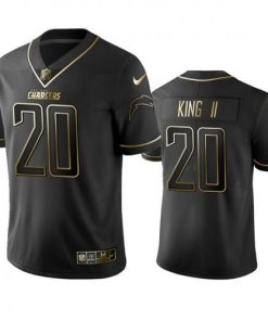 Los Angeles Chargers #20 Desmond King Men's Stitched NFL Vapor Untouchable Limited Black Golden Jersey Men's