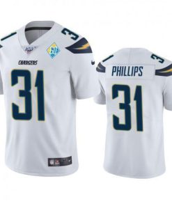 Los Angeles Los Angeles Chargers #31 Adrian Phillips White 60th Anniversary Vapor Limited NFL Jersey Men's
