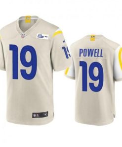 Los Angeles Los Angeles Rams #19 Brandon Powell Men's Nike Game NFL Jersey - Bone Men's