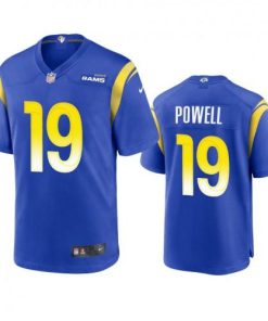 Los Angeles Los Angeles Rams #19 Brandon Powell Men's Nike Game NFL Jersey - Royal Men's