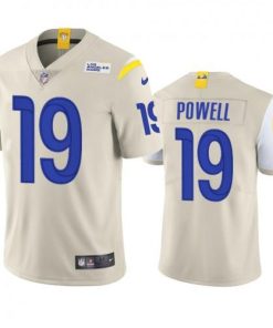Los Angeles Los Angeles Rams #19 Brandon Powell Men's Nike Vapor Limited NFL Jersey - Bone Men's