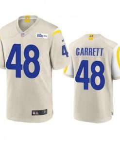 Los Angeles Los Angeles Rams #48 Chris Garrett Men's Nike Game NFL Jersey - Bone Men's