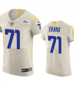 Los Angeles Los Angeles Rams #71 Bobby Evans Men's Nike Vapor Elite Player NFL Jersey - Bone Men's