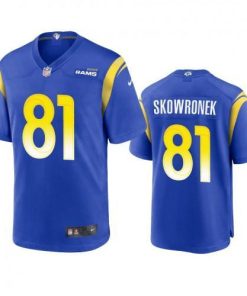 Los Angeles Los Angeles Rams #81 Ben Skowronek Men's Nike Game NFL Jersey - Royal Men's