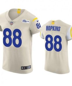 Los Angeles Los Angeles Rams #88 Brycen Hopkins Men's Nike Vapor Elite Player NFL Jersey - Bone Men's
