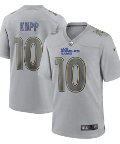 Los Angeles Rams #10 Cooper Kupp Men's Gray Atmosphere Fashion Game Jersey
