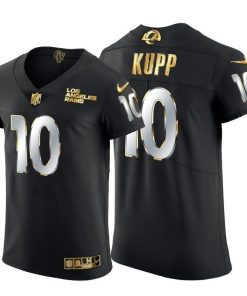 Los Angeles Rams #10 Cooper Kupp Men's Nike Black Edition Vapor Untouchable Elite NFL Jersey
