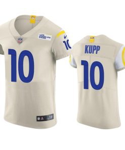 Los Angeles Rams #10 Cooper Kupp Men's Nike Vapor Elite Player NFL Jersey - Bone