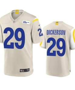 Los Angeles Rams #29 Eric Dickerson Men's Nike Game NFL Jersey - Bone