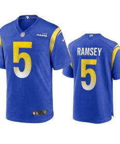 Los Angeles Rams #5 Jalen Ramsey Men's Nike Game NFL Jersey - Royal