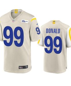 Los Angeles Rams #99 Aaron Donald Men's Nike Game NFL Jersey - Bone