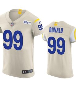 Los Angeles Rams #99 Aaron Donald Men's Nike Vapor Elite Player NFL Jersey - Bone
